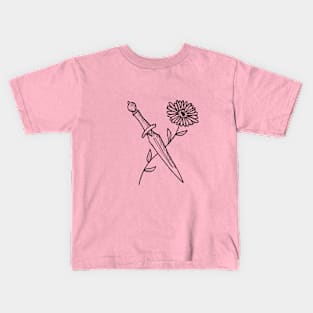 Flowers & Daggers Kids T-Shirt